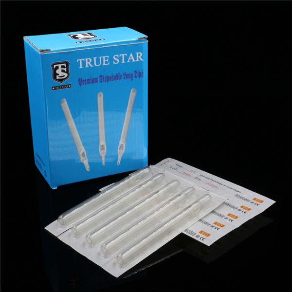 TRUE STAR Clear Long Disposable Tips