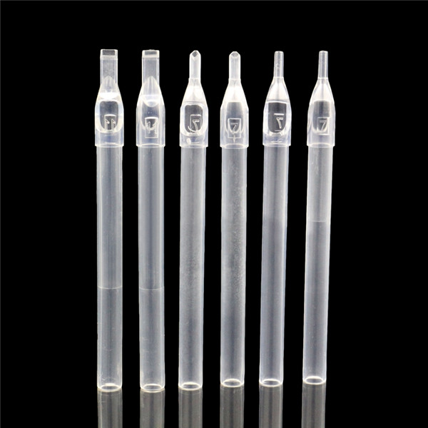 Clear Disposable long tips 108mm